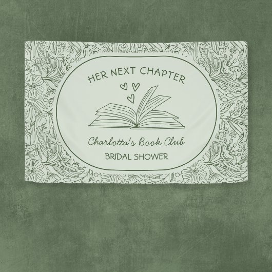 Next Chapter Book Club Green Bridal Shower Spandoek