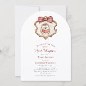 Next Chapter Watercolor Hedgehog Reading Book  Kaart (Voorkant)