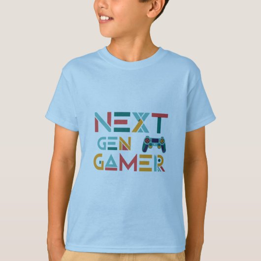 Next Gen Gamer: Een T-shirt ontwerp voor de toekom (Voorkant)