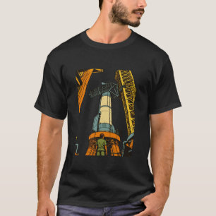 Next Generatie Diep Ruimtevaart Raket   T-shirt