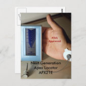 Next GenerationApex Locator APX21E. Hier. Nu. Briefkaart (Voorkant / Achterkant)