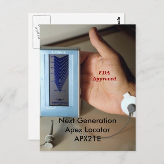 Next GenerationApex Locator APX21E. Hier. Nu. Briefkaart (Voorkant / Achterkant)