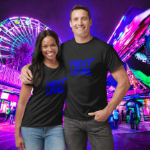 Next Level Blue Neon Zwart