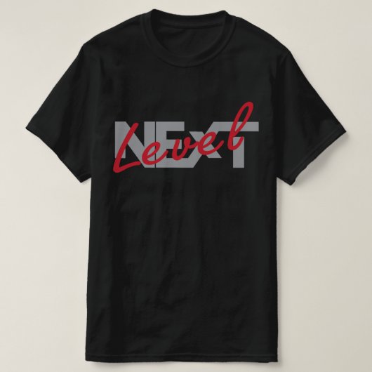 Next Level Leeuw Heren T-shirt – Motiverend (Design voorkant)