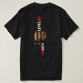 Next Level Leeuw Heren T-shirt – Motiverend (Design achterkant)