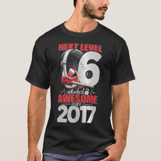 Next Level Ontgrendeld 6-jarige jongen 2017 Headse T-shirt