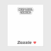 Next Level Thinking Innovatie Groei Visionair MI Sticker (Vel)