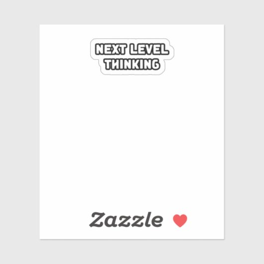 Next Level Thinking Innovatie Groei Visionair MI Sticker (Vel)
