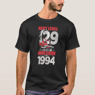 Next Level Unlocked 29 jaar oude jongen 1994 Heads T-shirt