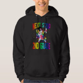 Next Stop 2nd Grade Graduation Unicorn Hoodie (Voorkant)