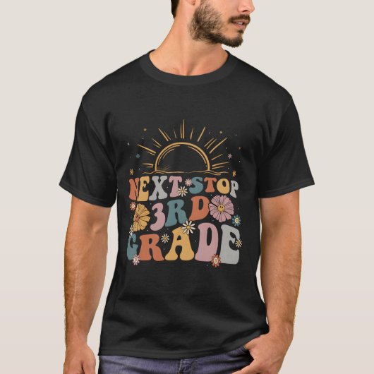 Next Stop 3Rd Grade Graduation To First Grade Back T-shirt (Voorkant)