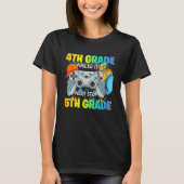 Next stop 5th grade 4th grade nailed it Graduate V T-shirt (Voorkant)