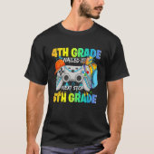 Next stop 5th grade 4th grade nailed it Graduate V T-shirt (Voorkant)