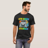 Next stop 5th grade 4th grade nailed it Graduate V T-shirt (Voorkant volledig)