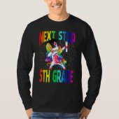Next Stop 5th Grade Graduation Unicorn T-shirt (Voorkant)
