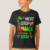 Next Stop Jamaica 2026 Couples Anniversary Family T-shirt (Voorkant)