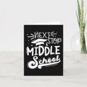 Next Stop Middelbare School Fifth Grade Afstuderen Kaart (Voorkant)