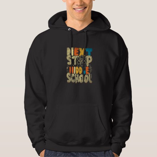 Next Stop Middle School Elementary Graduation Stud Hoodie (Voorkant)