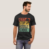 Next Stop Middle School Elementary School Graduati T-shirt (Voorkant volledig)