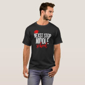 Next Stop Middle School Fifth Grade Graduation 5th T-shirt (Voorkant volledig)