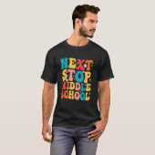 Next Stop Middle School  Graduate 5th Grade Gradua T-shirt (Voorkant volledig)