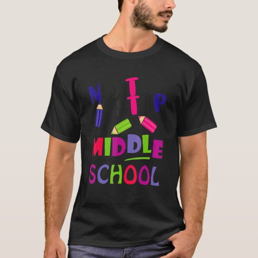 Next Stop Middle School Graduation Gift T-shirt (Voorkant)
