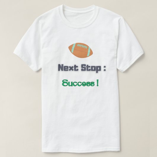 Next Stop Succes Reis T-shirt (Design voorkant)