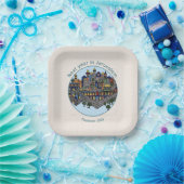 Next Year in Jerusalem Passover Seder Plate Papieren Bordje (Feest)