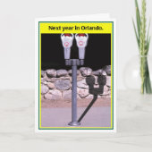 Next Year in Orlando Funny Passover Card Kaart (Voorkant)