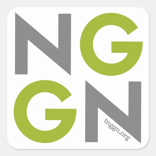 NextGen Genealogie Netwerk 3 "x3" Vierkante Sticke Sticker (Voorkant)