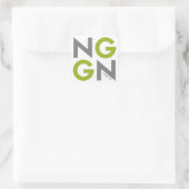 NextGen Genealogie Netwerk 3 "x3" Vierkante Sticke Vierkante Sticker (Tas)