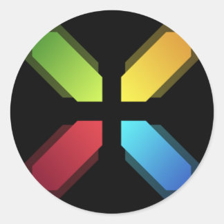 Nexus-sticker Ronde Sticker