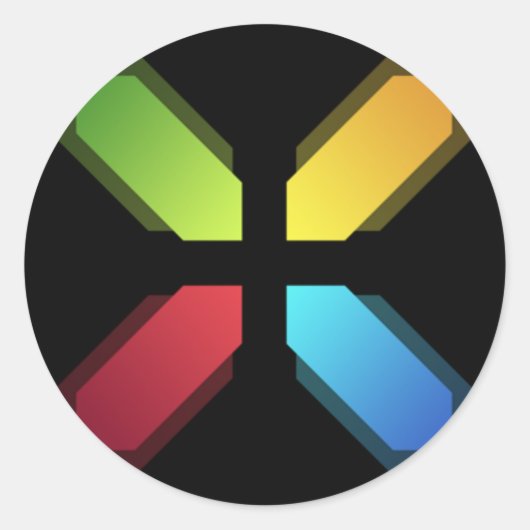 Nexus-sticker Ronde Sticker (Voorkant)