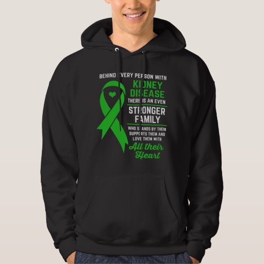 ney Disease Awareness ney Disease Support  Hoodie (Voorkant)