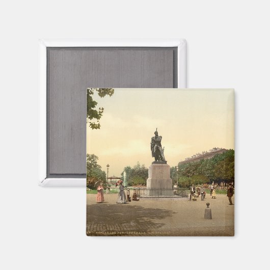 Ney's Memorial, Metz, Duitsland Magneet (Voorkant / Achterkant)