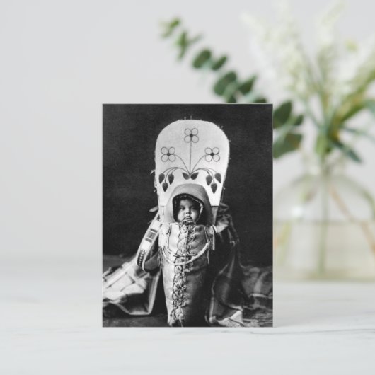 Nez Perce Baby Briefkaart (Staand voorkant)