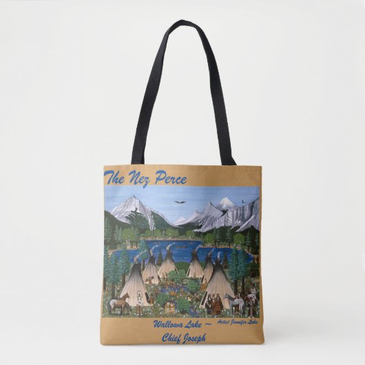 Nez Perce Bag Tote Bag (Voorkant)