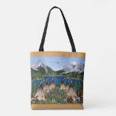 Nez Perce Bag Tote Bag (Achterkant)