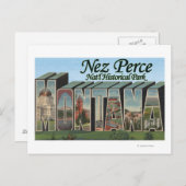 Nez Perce Nat'l Park, Montana Briefkaart (Voorkant / Achterkant)