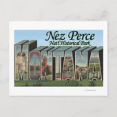 Nez Perce Nat'l Park, Montana Briefkaart (Voorkant)