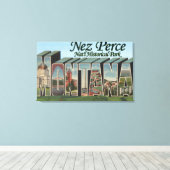 Nez Perce Nat'l Park, Montana Canvas Afdruk (Insitu (Houten vloer))