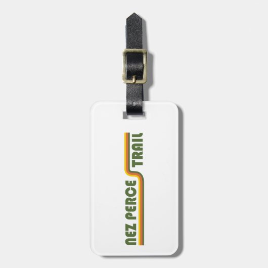 Nez Perce Trail Bagagelabel (Voorkant verticaal)