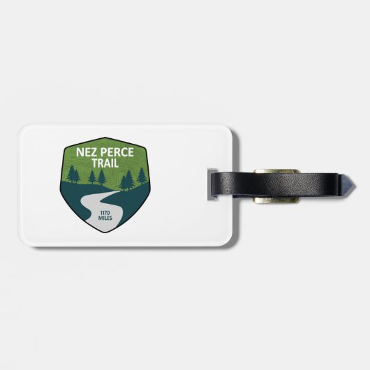 Nez Perce Trail Bagagelabel (Achterkant horizontaal)