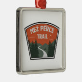 Nez Perce Trail Metalen Ornament (Rechts)