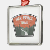 Nez Perce Trail Metalen Ornament (Links)