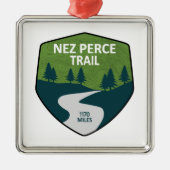 Nez Perce Trail Metalen Ornament (Voorkant)