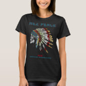 Nez Perce Tribe Inheemse Indiaanse Retro Vinta T-shirt (Voorkant)