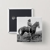 Nez Perce Warrior Button (Voorkant /achterkant)