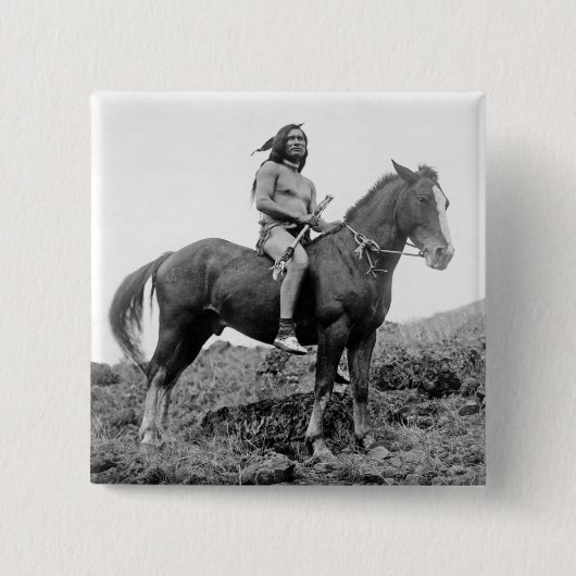 Nez Perce Warrior Button (Voorkant)
