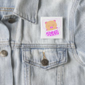 Nezo Vierkante Button 5,1 Cm (In situ)